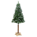 spray white pointed PVC wooden pole tree